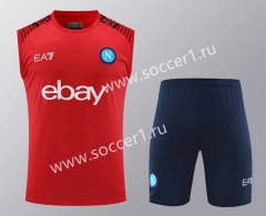 2024-2025 Napoli Red Thailand Soccer Vest Uniform-418