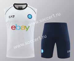 2024-2025 Napoli White Thailand Soccer Vest Uniform-418