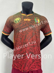 Player Version 2024-2025 Special Version Cameroon Red&Green Thailand Soccer Jersey AAA-2016