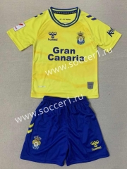2023-2024 UD Lars Palmas Home Yellow Soccer Uniform-AY