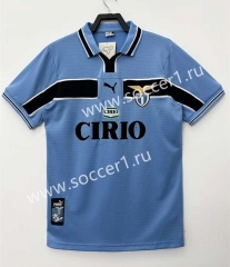 Retro Version 98-99 Lazio Home Blue Thailand Soccer Jersey AAA-811