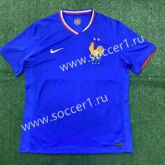 2024-2025 France Home Blue Thailand Soccer Jersey AAA-416