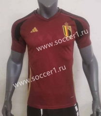 2024-2025 Belgium Home Red Thailand Soccer Jersey AAA-416