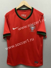 2024-2025 Portugal Home Red Thailand Soccer Jersey AAA-422
