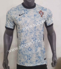 (S-4XL) 2024-2025 Portugal Away White Thailand Soccer Jersey AAA-416