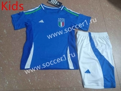 2023-2024 Commemorative Edition Italy White Kids/Youth Soccer Uniform-3454