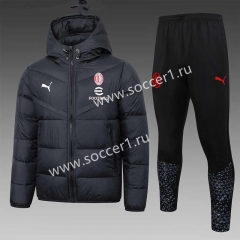 2023-2024 AC Milan Black Cotton Suit With Hat-815