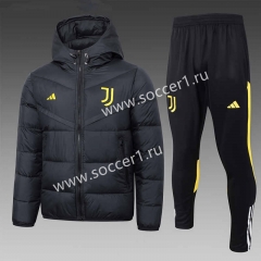 2023-2024 Juventus Black Cotton Suit With Hat-815
