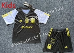2023-2024 Tigres UANL Black&White Kids/Youth Soccer Uniform-GB