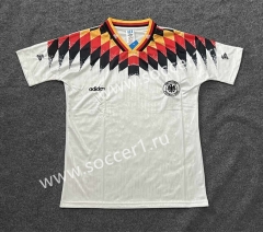 Retro Version 1996 Germany Home White Thailand Soccer Jersey AAA-3066