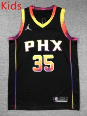 2024 Statement Version Phoenix Suns Black #35 Kids NBA Jersey-1380