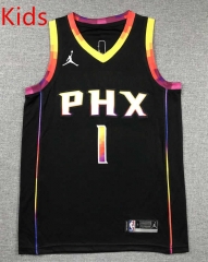 2024 Statement Version Phoenix Suns Black #1 Kids NBA Jersey-1380