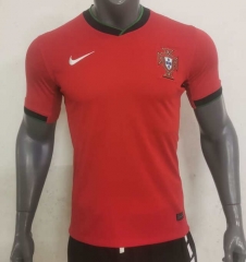 2024-2025 Portugal Home Red Thailand Soccer Jersey AAA-416