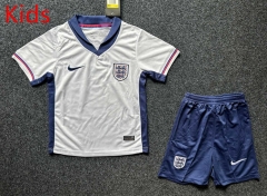 2024-2025 England Home White Thailand Soccer Jersey AAA-GB