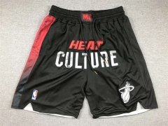 2024 Miami Heat City Edition Black NBA Shorts -1380