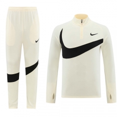 Nike Beige Thailand Soccer Tracksuit-LH
