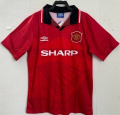 Retro Version 1994-1996 Manchester United Home Red Soccer Jersey AAA-9171
