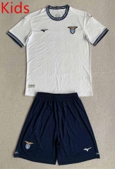 2024-25 Lazio 2nd Away White Kid/Youth Soccer Uniform-AY