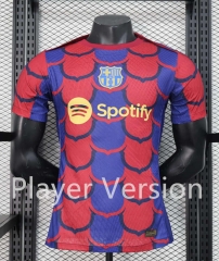 Player Version 2024-2025 Barcelona Red&Blue Thailand Training Soccer Jersey AAA-888