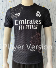 Player Version 2024-2025 Real Madrid Black Thailand Soccer Jersey AAA-807