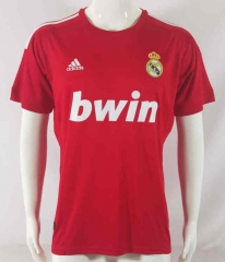Retro Version 2011-2012 Real Madrid 2nd Away Red Thailand Soccer Jersey AAA-503