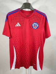 2024-2025 Chile Home Red Thailand Soccer Jersey AAA