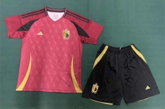 2024-2025 Belgium Home Red Soccer Uniform-8975