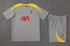 2024-25 Liverpool Light Gray Thailand Soccer Uniform-4627