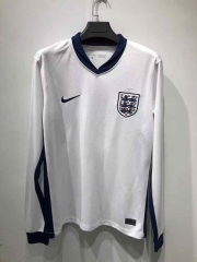 2024-2025 England Home White LS Thailand Soccer Jersey AAA-422