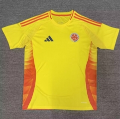 2024-25 Colombia Home Yellow Thailand Soccer Jersey AAA-5855