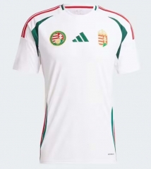 2024-2025 Hungary Home White Thailand Soccer Jersey AAA-9858