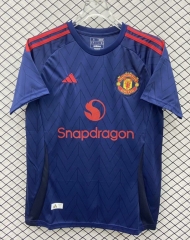 2024-25 Manchester United Away Royal Blue Soccer Jersey AAA-9858