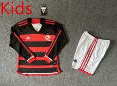 2024-2025 Flamengo Home Red&Black Kids/Youth Soccer Uniform-6748