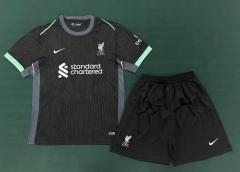 2024-2025 Liverpool 2nd Away Black Soccer Uniform-6748