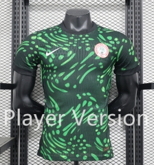 Player Version 2024-2025 Nigeria Home Black&Green Thailand Soccer Jersey AAA-888