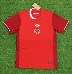(S-4XL) 2024-2025 Canada Home Red Thailand Soccer Jersey AAA-403