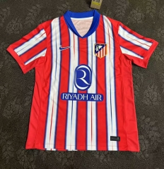2024-25 Atletico Madrid Home Red&White Thailand Soccer Jersey AAA-3348