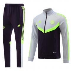2024-2025 Bayern München Gray&Purple Thailand Soccer Jacket Uniform-LH