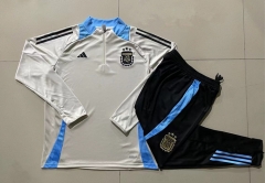 2024-2025 Argentina Beige Thailand Soccer Tracksuit -815