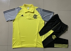 2024-2025 Flamengo Yellow Thailand Polo Uniform-815