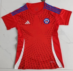 2024-2025 Chile Home Red Thailand Women Soccer Jersey AAA-708