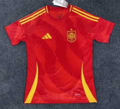 2024-25 Spain Home Red Thailand Soccer Jersey AAA-7642