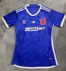 2024-2025 Universidad de Chile Home Blue Women Thailand Soccer Jersey AAA-5177