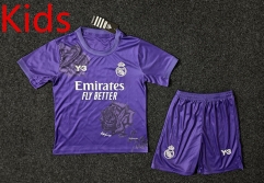 2024-2025 Real Madrid Purple Kids/Youth Soccer Uniform-709