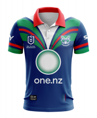 2024 New Zealand Warriors Home Blue Thailand Rugby Jersey