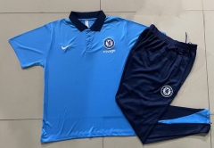 2024-2025 Chelsea Laker Blue Thailand Polo Uniform -815