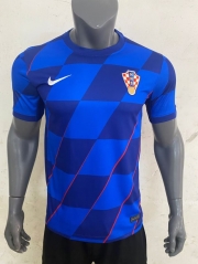 2024-2025 Croatia Away Blue Thailand Soccer Jersey AAA-416