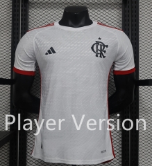 Player Version 2024-2025 Flamengo Away White Thailand Soccer Jersey AAA-888