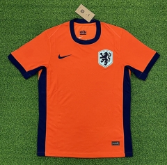 (S-4XL) 2024-2025 Netherlands Home Orange Thailand Soccer Jersey AAA-403