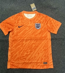 2024-2025 England Goalkeeper Orange Thailand Soccer Jersey AAA-0485